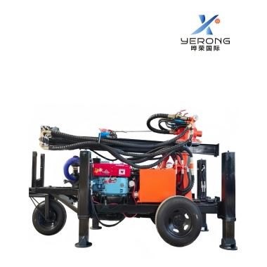 Släpvagn för borrigg för grunt vatten